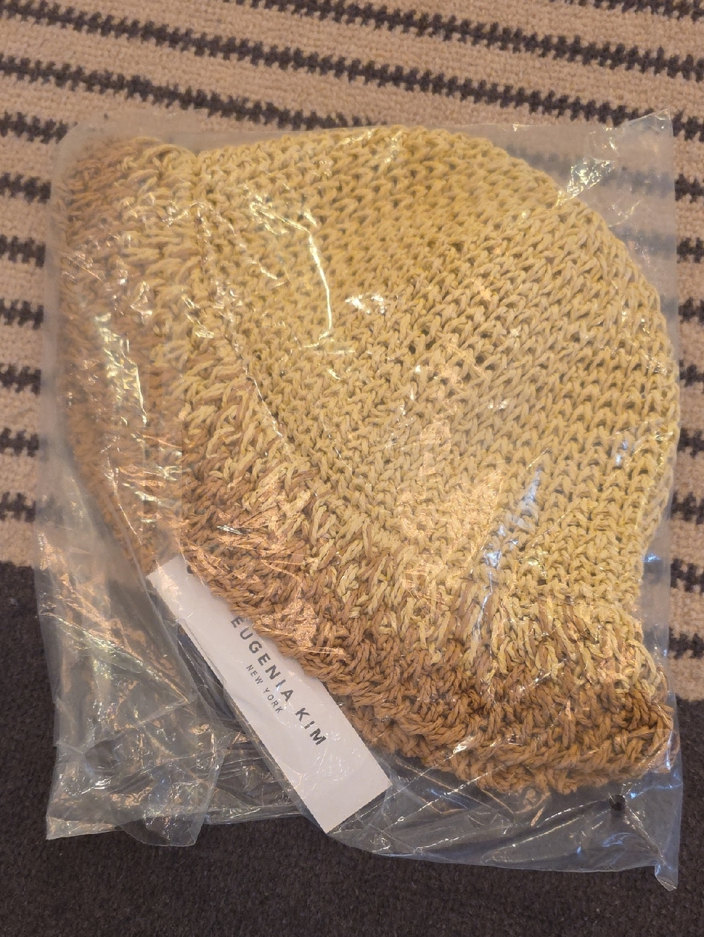 Eugenia Kim Straw Bucket Hat NEW